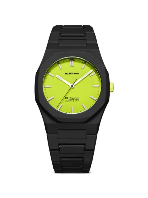 D1 Milano Polycarbon Spectrum Shift 40.5mm watch Yellow PCBJ47