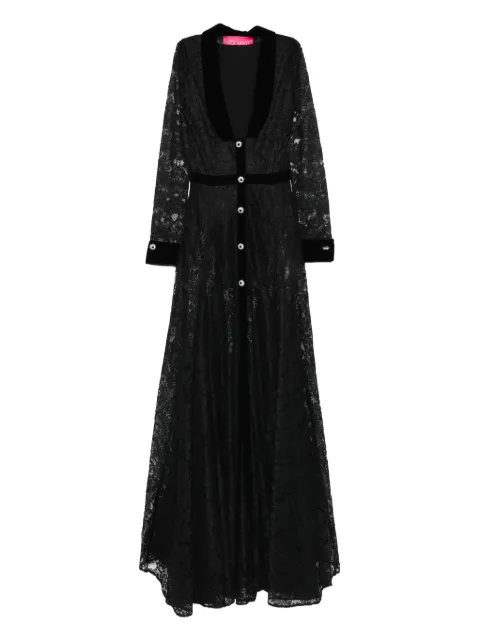 MIAU by Clara Rotescu black maxi dress Black AMARA