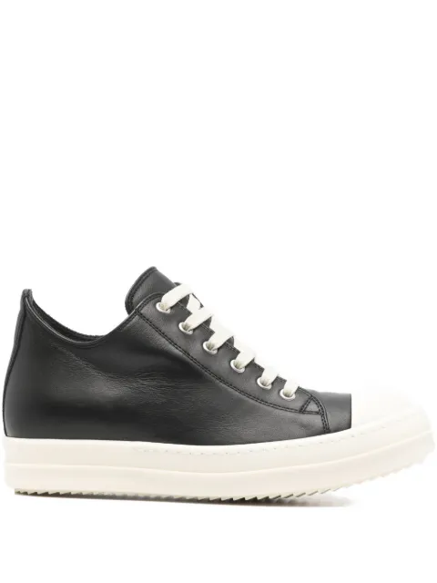 Rick Owens lace-up fastening sneakers Black RP01F6891LCO