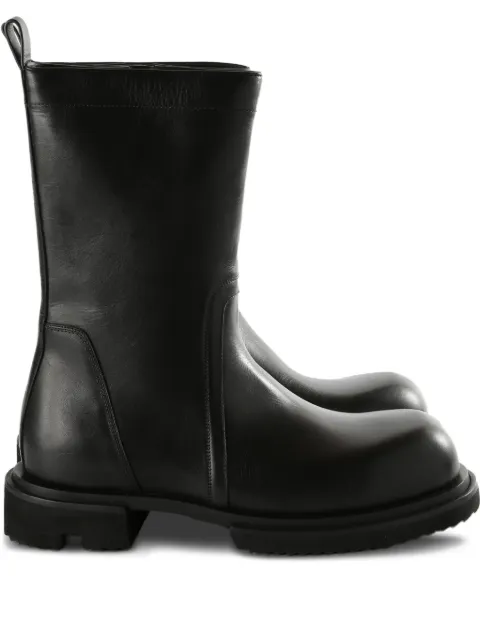 Rick Owens leather boots Black RU01F2826LOO