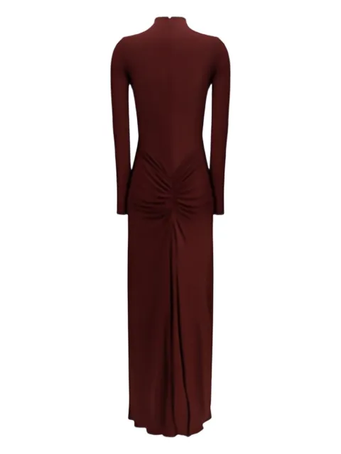 Alaïa zip back fastening dress Red AA9R2870J090C