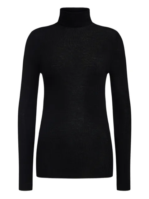 12 STOREEZ long-sleeve ribbed T-shirt Black 127759