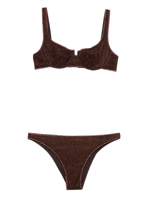 Oséree glitter bikini Brown LAF257