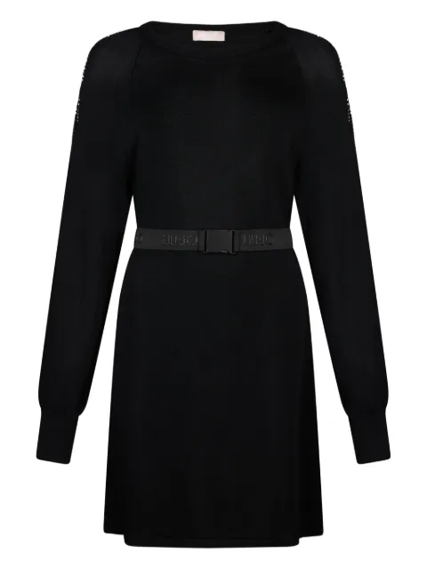 LIU JO knit dress with cut-out Black TA6186MS59L