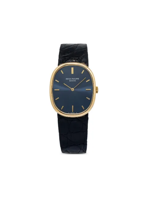 Patek Philippe Pre-Owned Golden Ellipse 27mm watch Blue 3848J