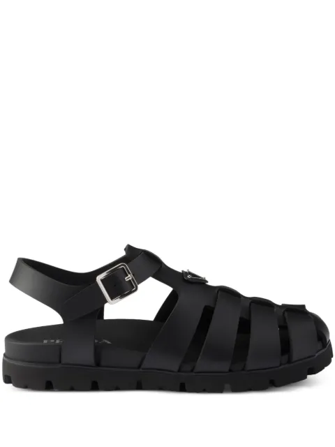 Prada rubber fisherman sandals Black 2X3160FG0003LKK