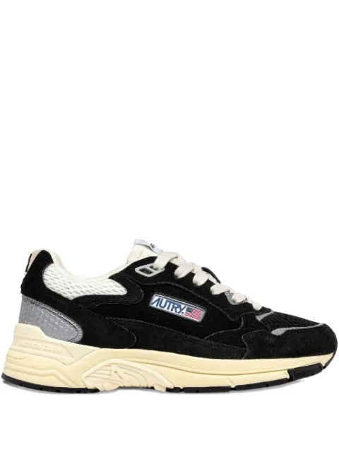 Autry Hyperway sneakers in black and silver-tone suede and mesh Black HYLWUM23