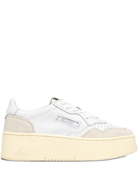 Autry Platform Low leather sneakers White PTLWPK01