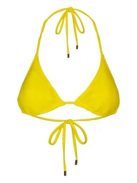 Caha Capo Dubai tie triangle bikini top Yellow AINSLEYTOPYELLOW