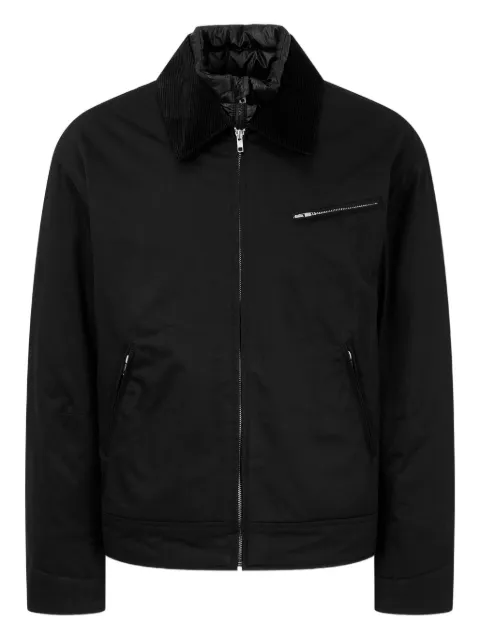 TOMBOY corduroy-collar padded jacket Black 9155413308