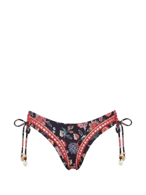 Del Maar Anentai floral-crochet bikini bottoms Blue DMVV107BOTTOM