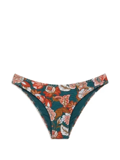 Del Maar Mullu floral-print bikini bottoms Green DMVV92BOTTOM
