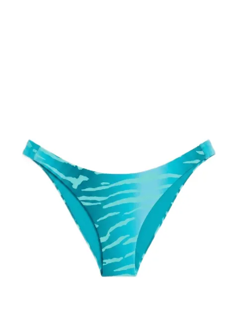 Beach Bunny Angela animal-print bikini bottoms Blue B1517B0TGR3