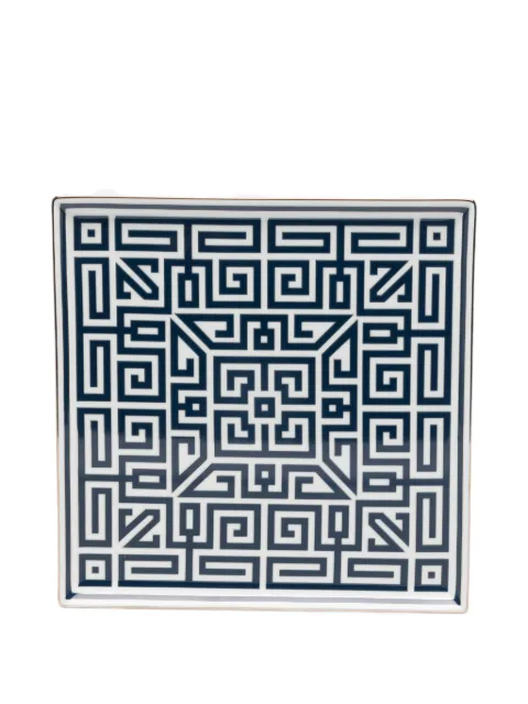GINORI 1735 Labirinto pattern plate White 172RG01FVS121
