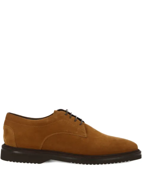 Ortigni suede derby shoes Brown 725931