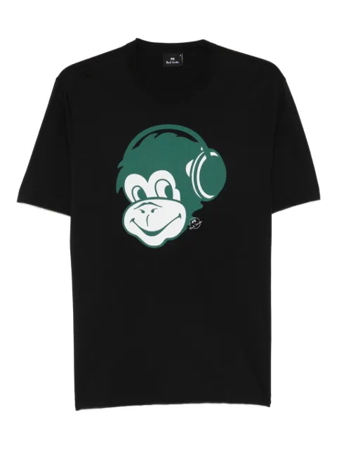 PS Paul Smith monkey-print T-shirt Black M2R220XVP5611