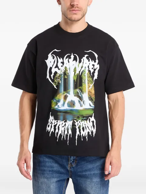 Pleasures Pond T-shirt Black P25F071