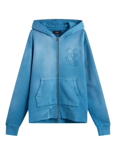 AMIRI MA Quad zip hoodie jacket Blue AMTOJR1034