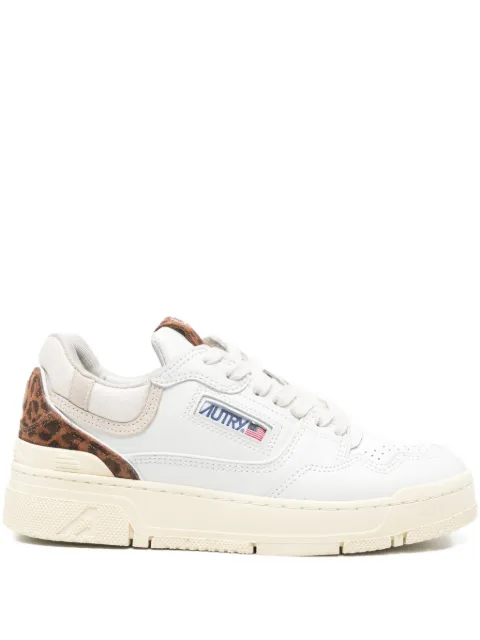 Autry CLC leopard-print sneakers White ROLWUV01
