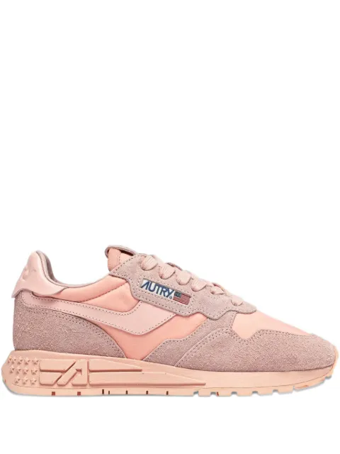 Autry logo suede sneakers Pink WSLWRM02
