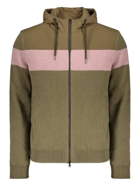 Herno stripe hoodie Green MC00021UR70100