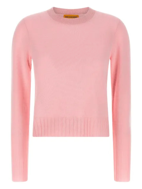 Guest In Residence Shrunken crew-neck sweater Pink W12710JLDAY