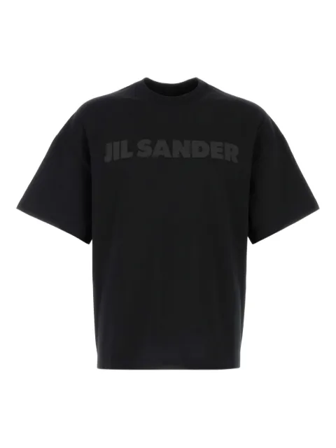 Jil Sander black cotton T-shirt Black J22GC0221