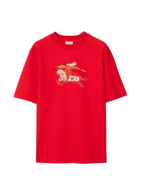 Burberry EKD cotton T-shirt Red 8118487