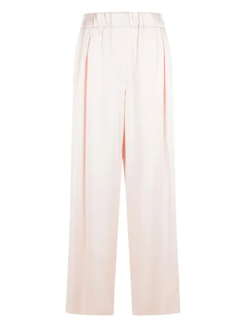 Jil Sander elasticated-waistband trousers Pink J02KA0383J76018