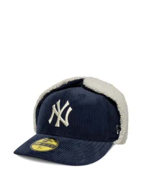 NEW ERA CAP corduroy ear-flap cap Blue 60758938X