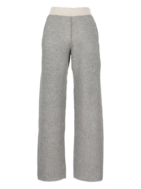 Lorena Antoniazzi ribbed trousers Grey A25114PM10A28342141