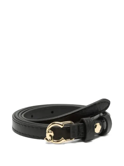 Coccinelle grained buckle belt Black E3SSL112401001