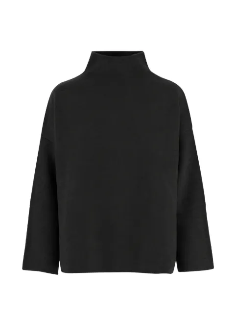 OLIVER LATTUGHI high-neck cashmere jumper Black D152WSBLACKCOFFEE