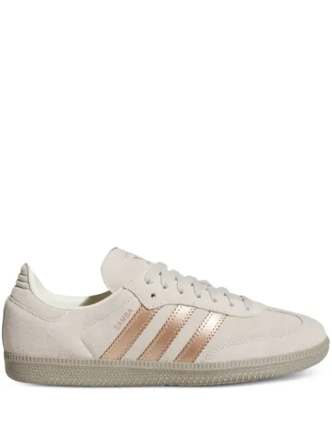 adidas Samba OG metallic stripe sneakers Neutrals JQ2106