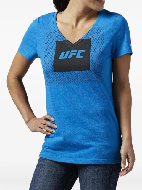 Reebok x UFC UFan V-neck T-shirt Blue AJ4412