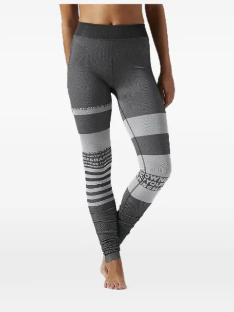 Reebok striped leggings Grey AY0992
