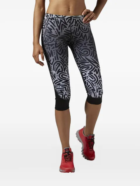 Reebok Running Essential Ombre Capri leggings Grey AX5798