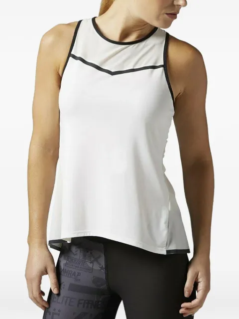 Reebok racerback overlay T-shirt White AI9457