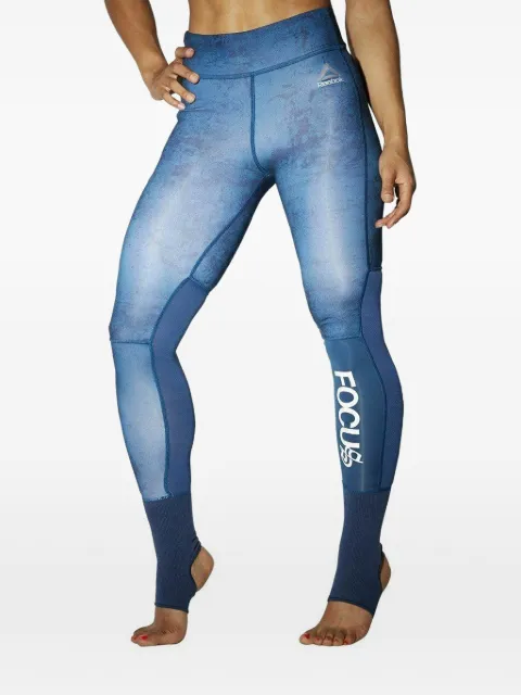 Reebok Combat stirrup leggings Blue AP6920