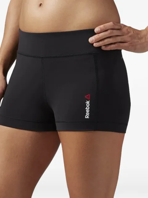 Reebok Nylux logo-detail track shorts Black AJ0709