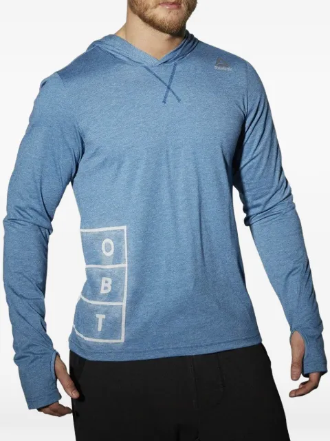 Reebok graphic-print hoodie Blue AP6728