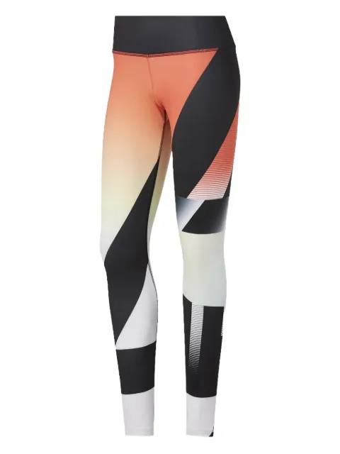 Reebok bold print leggings Orange FJ5260