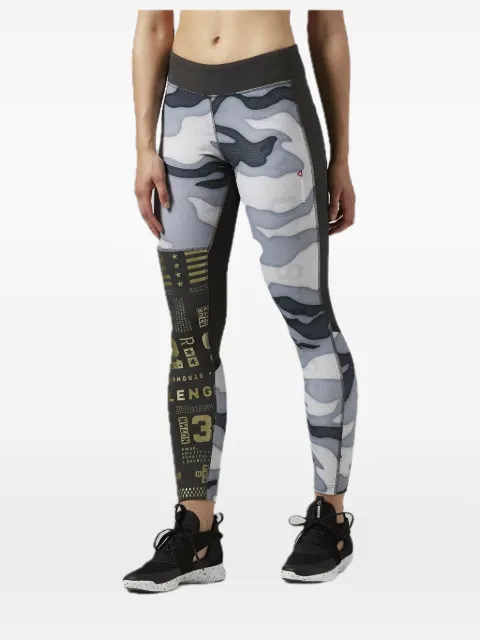 Reebok patterned leggings Grey AX8671