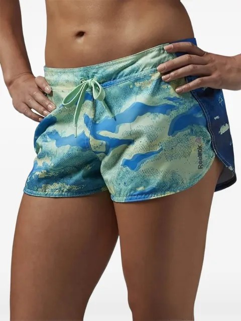 Reebok camouflage-print shorts Blue AJ3467