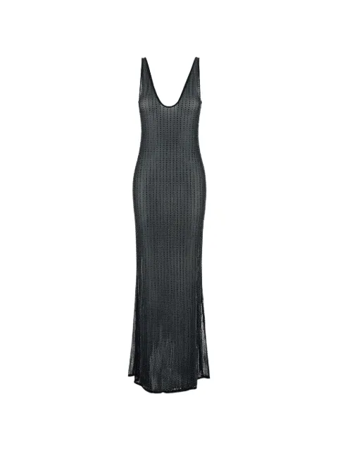 VENUJA embellished maxi dress Black DS005B