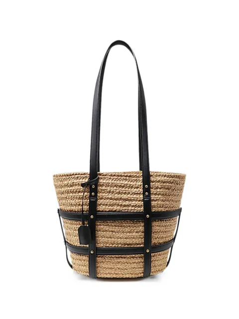 Saint Laurent woven cage shoulder bag Neutrals 685634PCEXGQTLW2099