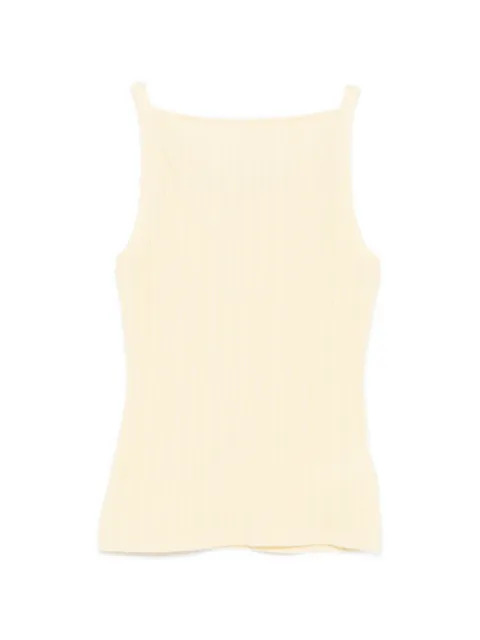 Soft Goat cable-knit top Yellow 24640