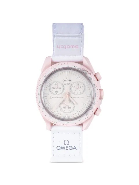 Swatch x Omega Mission to Venus 47.30mm watch Pink SO33P100