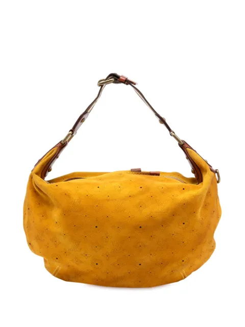 Louis Vuitton Pre-Owned 2005 Monogram Suede Onatah GM hobo bag Yellow JK2G9642PE9OQUMB