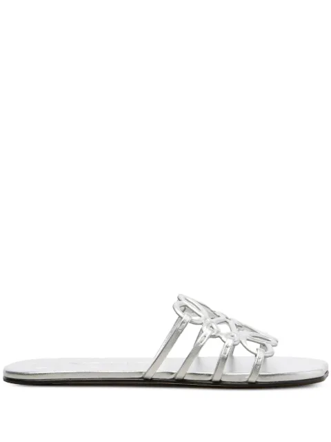 LOEWE Petal Anagram slide Silver FCD2C202511285